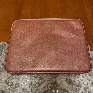 Kate Spade Laptop Case Pink/Gold/Glitter